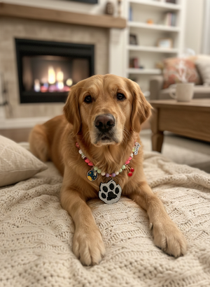 WAMP Glitter Dog Necklace