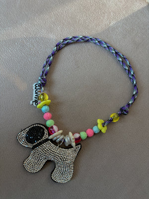 WAMP Glitter Dog Necklace