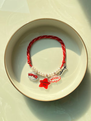 Handsome Woof Charm Necklace