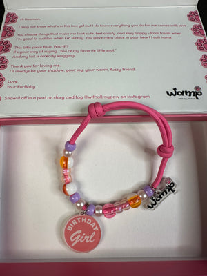 Birthday Girl Charm Necklace