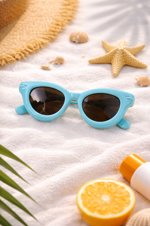Turquoise Blue Dog Sunglasses – Stylish UV Protection Shades