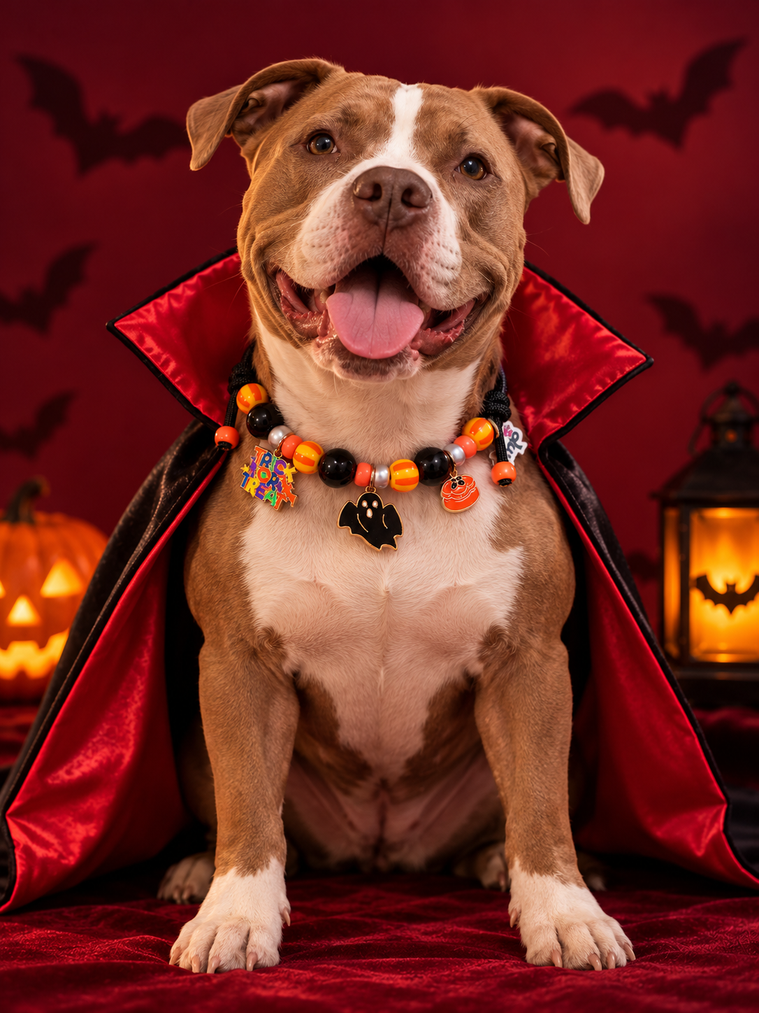 Ghostling Halloween Necklace | Halloween Dog Necklace