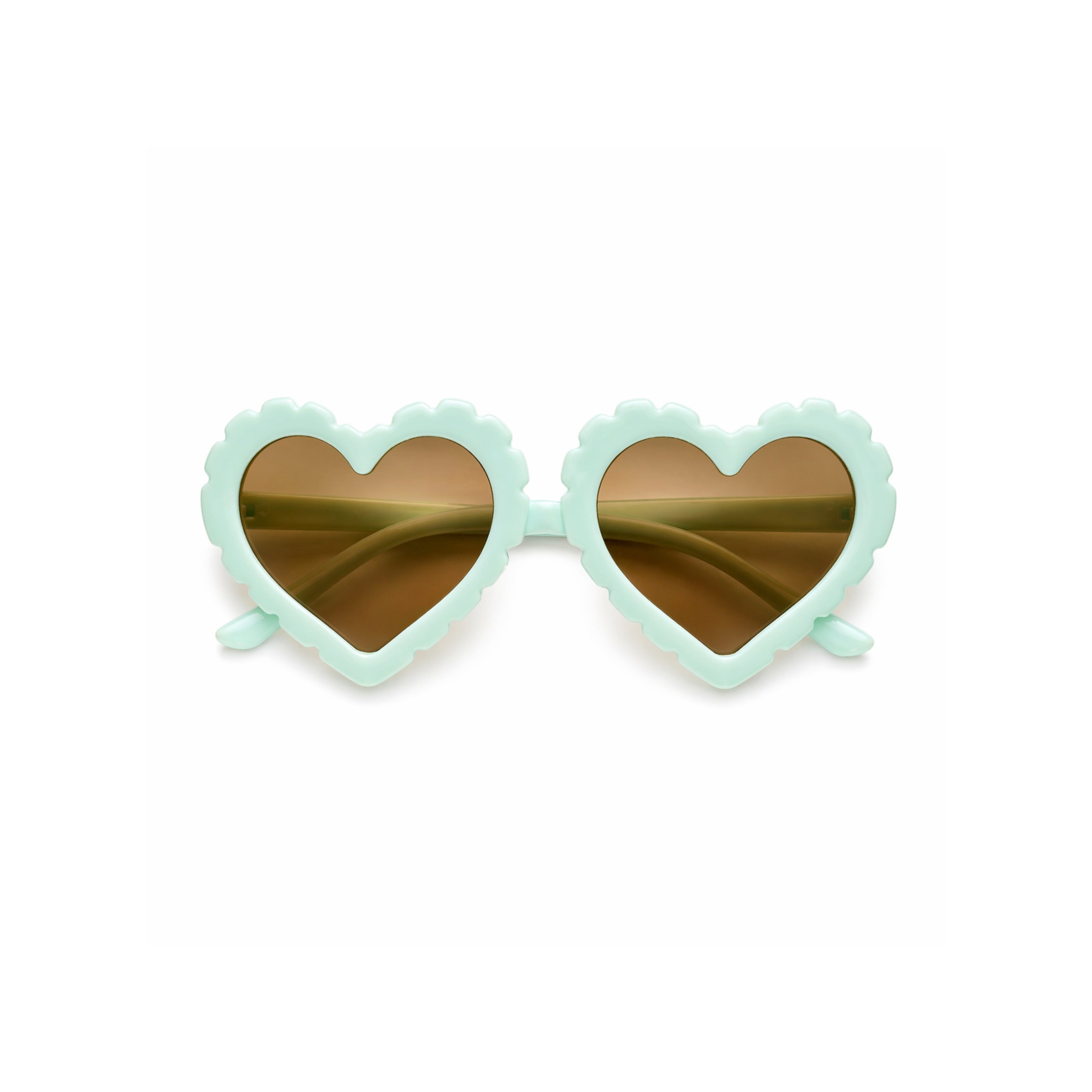 Light Blue Heart-Shaped Dog Sunglasses – Cute UV Protection Shades
