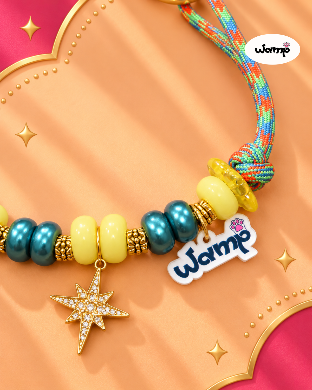 Pataka Diwali Pet Charm Necklace | Pawtaka Festive Edit