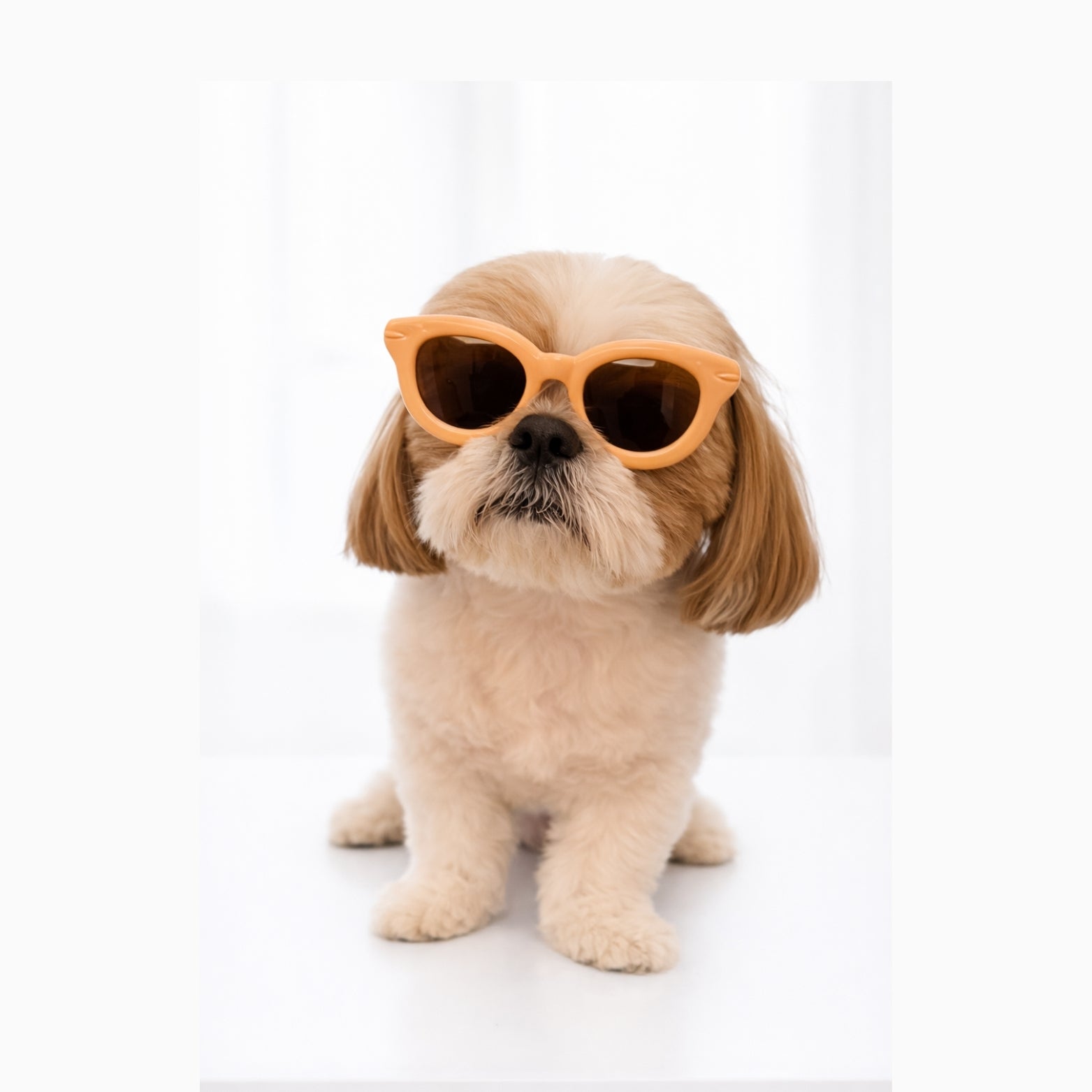 Peach Dog Sunglasses – Cute UV Protection Shades