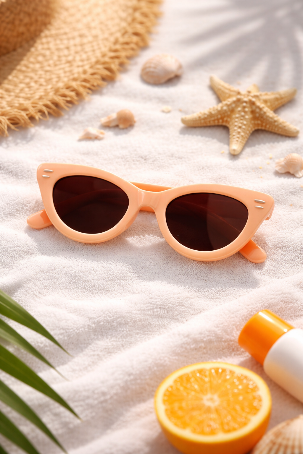 Peach Dog Sunglasses – Cute UV Protection Shades