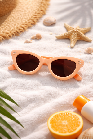 Peach Dog Sunglasses – Cute UV Protection Shades