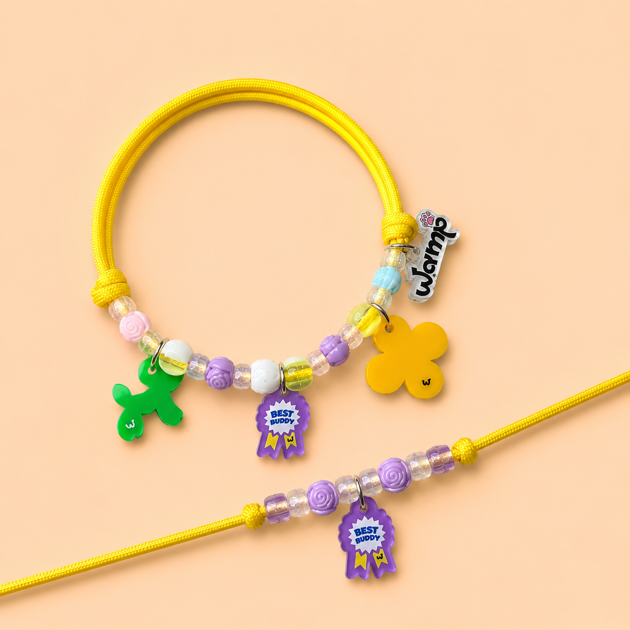 Best Buddy Pet Neck Rakhi + Matching Keychain Tag | Behen Special Rakhi Combo