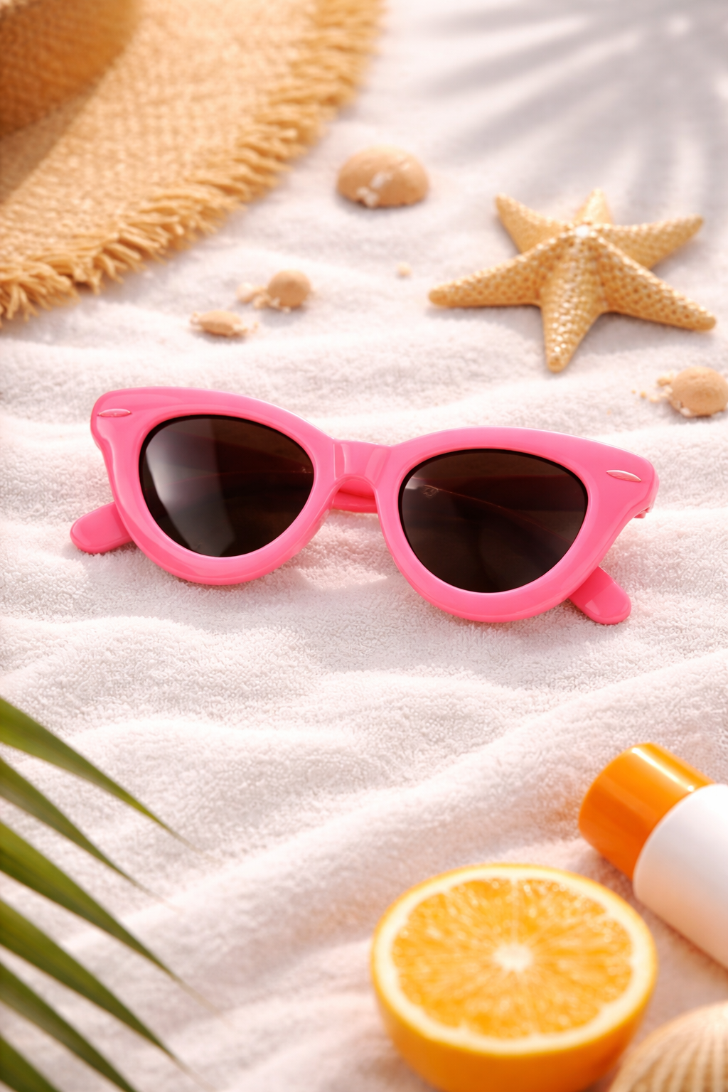 Coral Pink Dog Sunglasses – Stylish UV Protection Shades