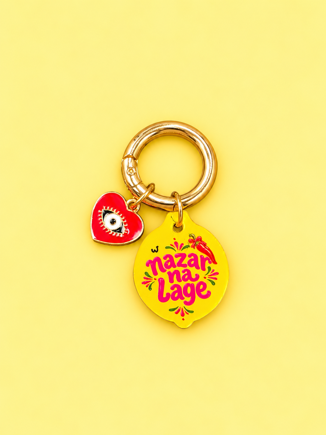 Nazar Na Lage Keychain Tag