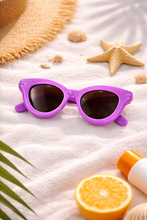 Lavender Purple Dog Sunglasses – Stylish UV Protection Shades
