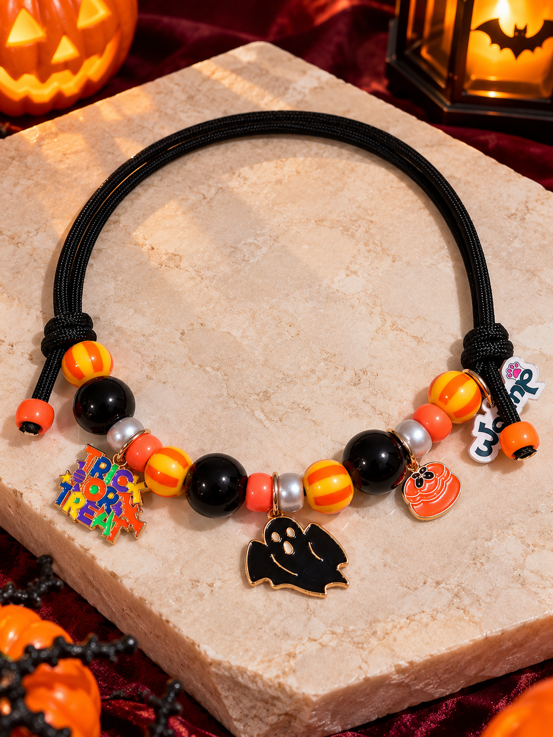 Ghostling Halloween Necklace | Halloween Dog Necklace