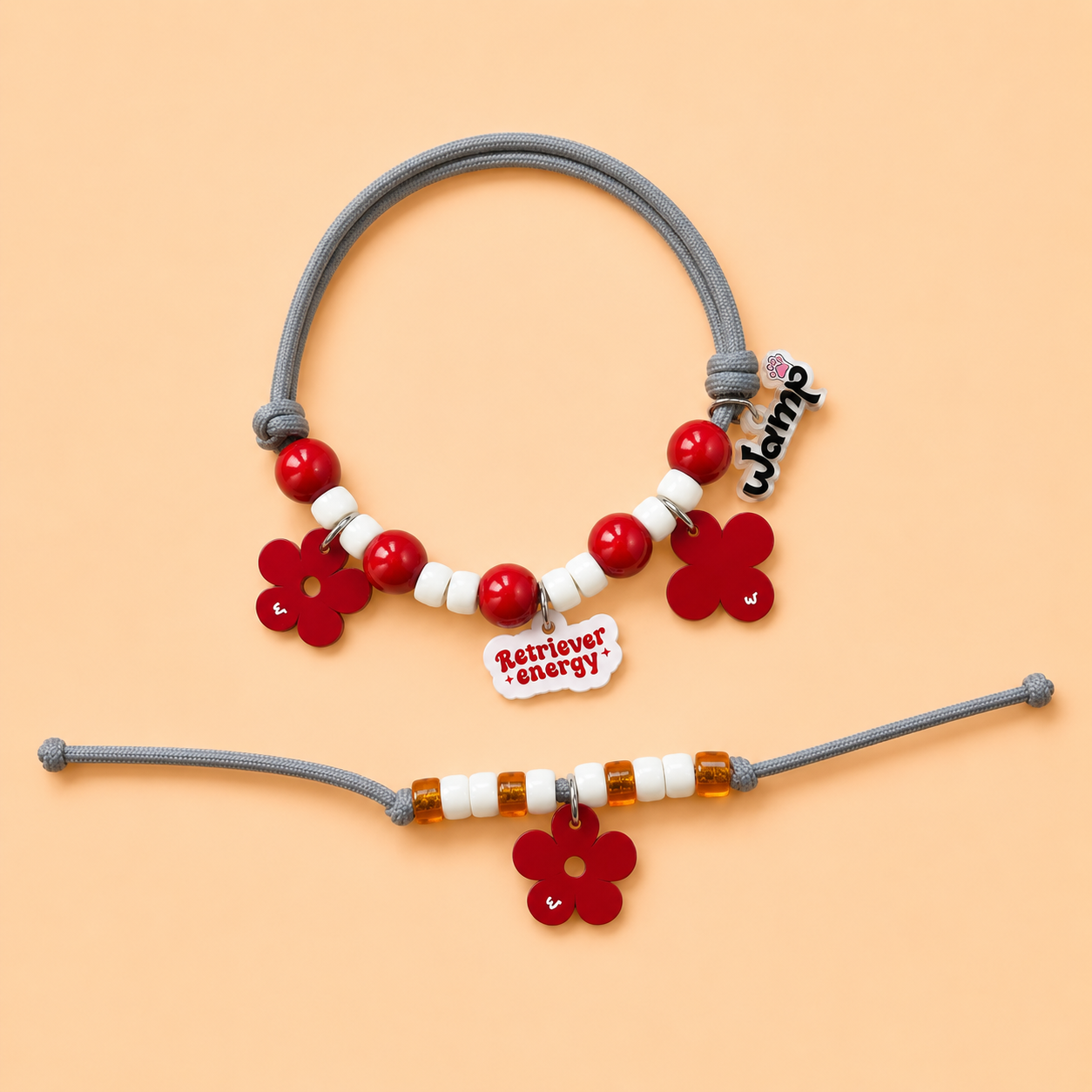 Retriever Energy Paw & Bro Combo | Pet Neck Rakhi + Kids Rakhi Set