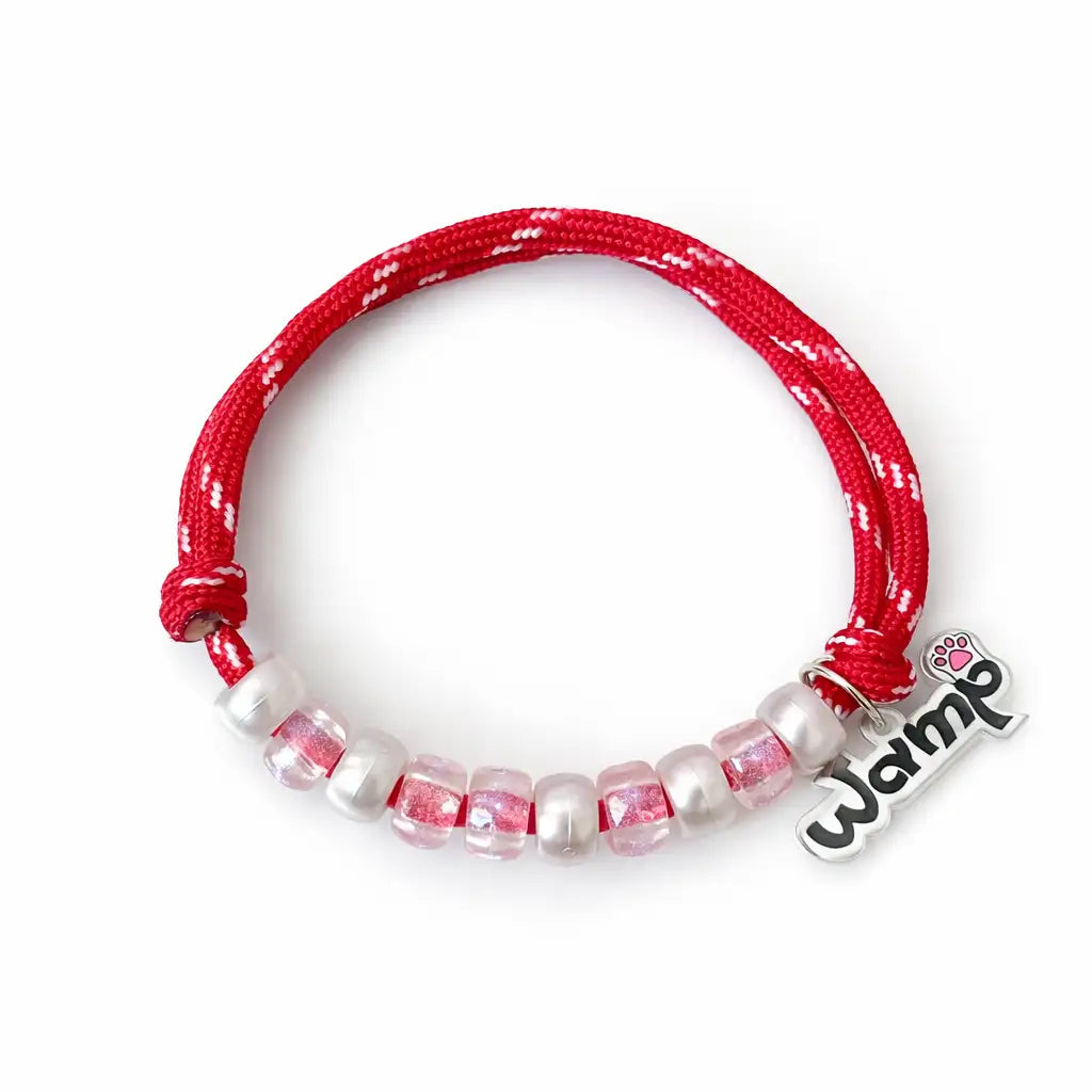 Blush Bead Cat Necklace