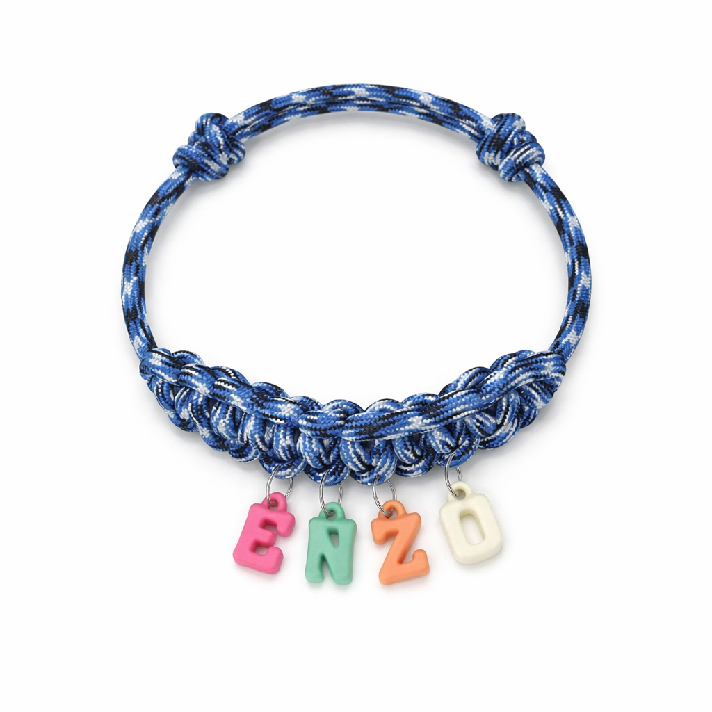Braided Blue Cat Necklace