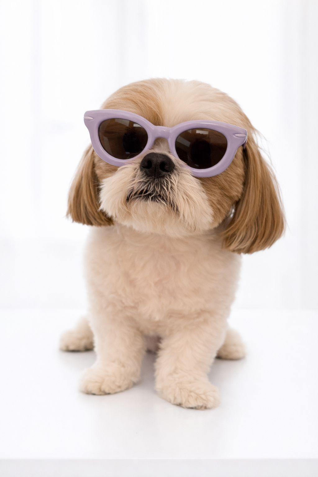 Lavender Purple Dog Sunglasses – Stylish UV Protection Shades