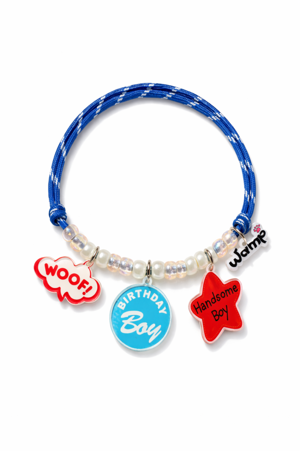 Handsome Boy Birthday Charm Necklace