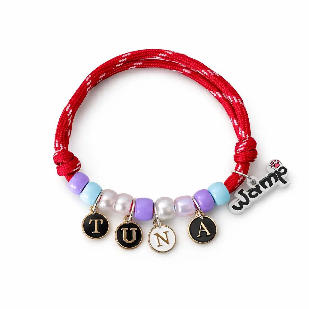 Custom Letter Cat Necklace