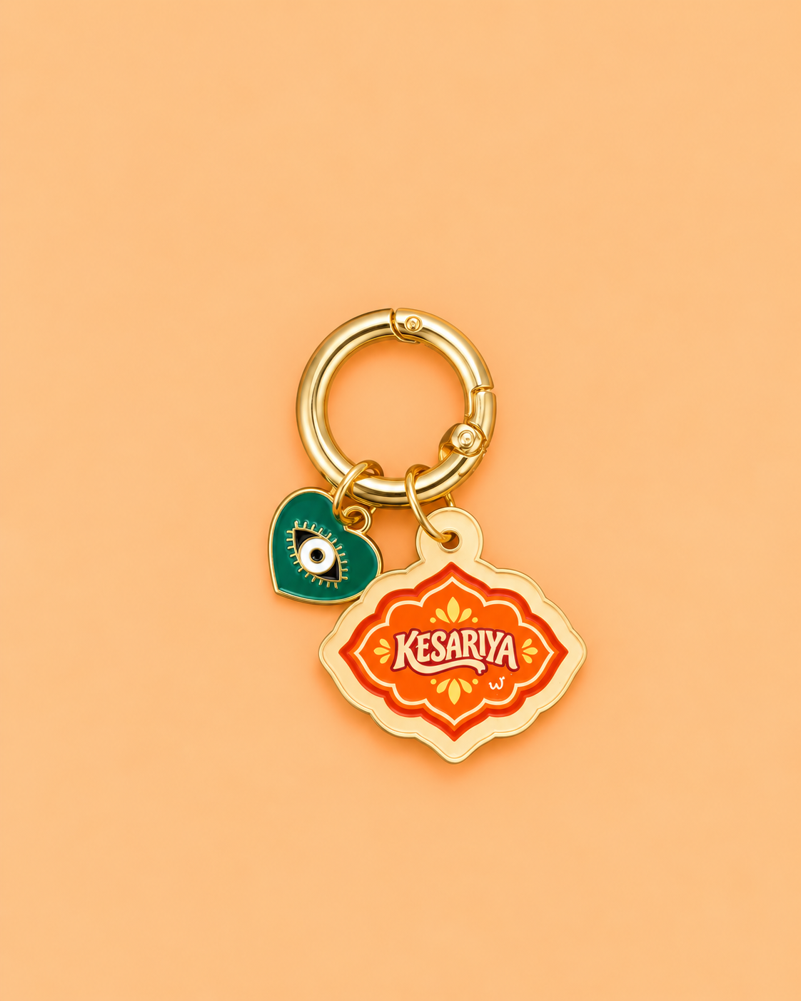 Kesariya Keychain Tag