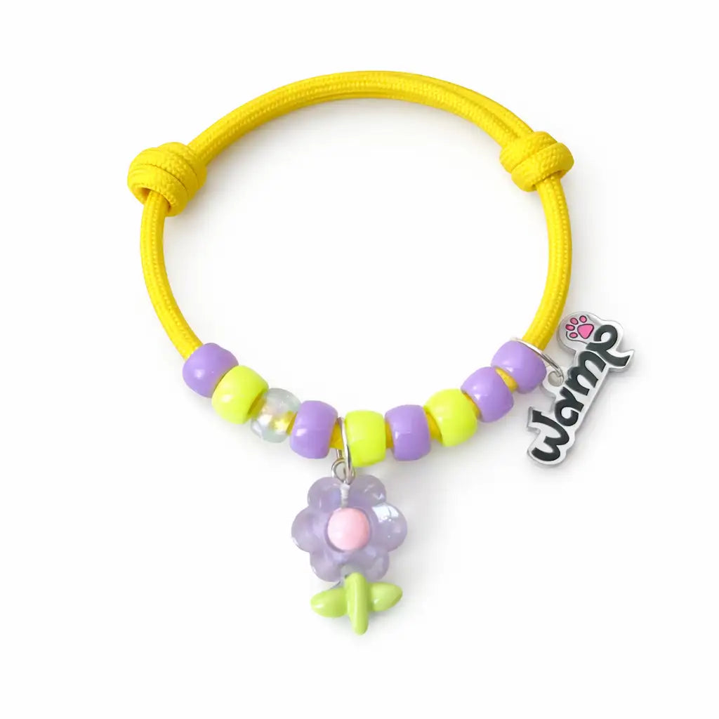Flower Charm Cat Necklace