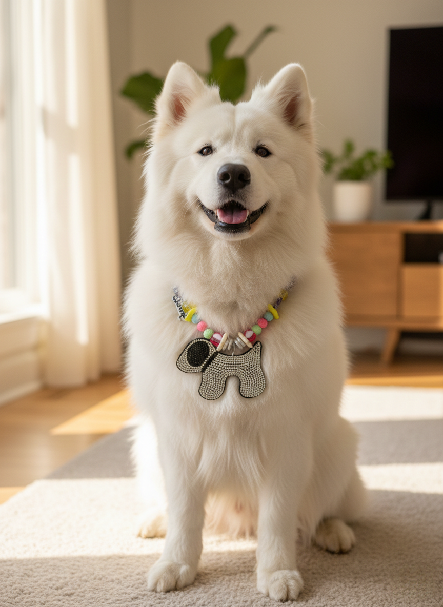 WAMP Glitter Dog Necklace