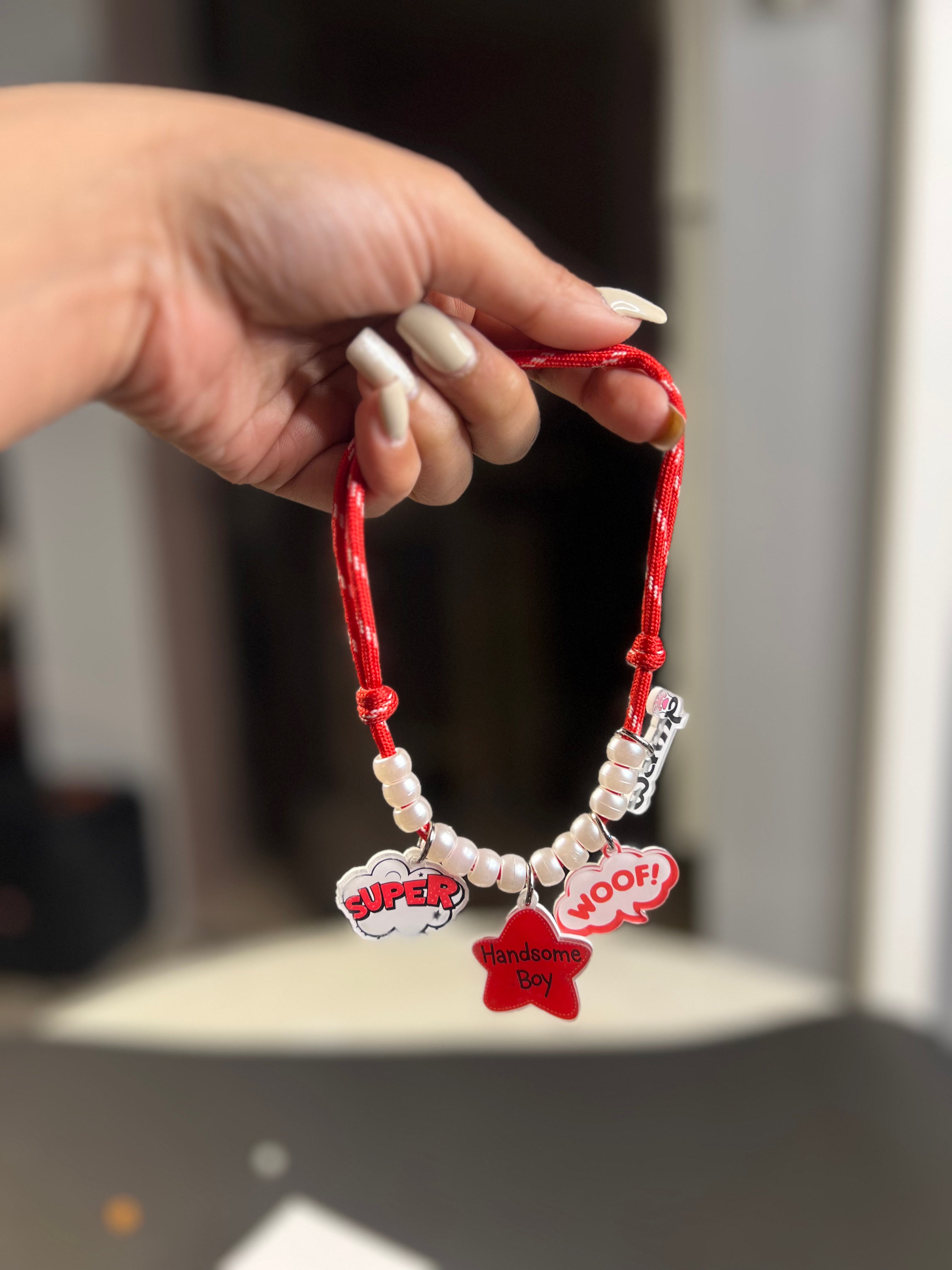 Handsome Woof Charm Necklace