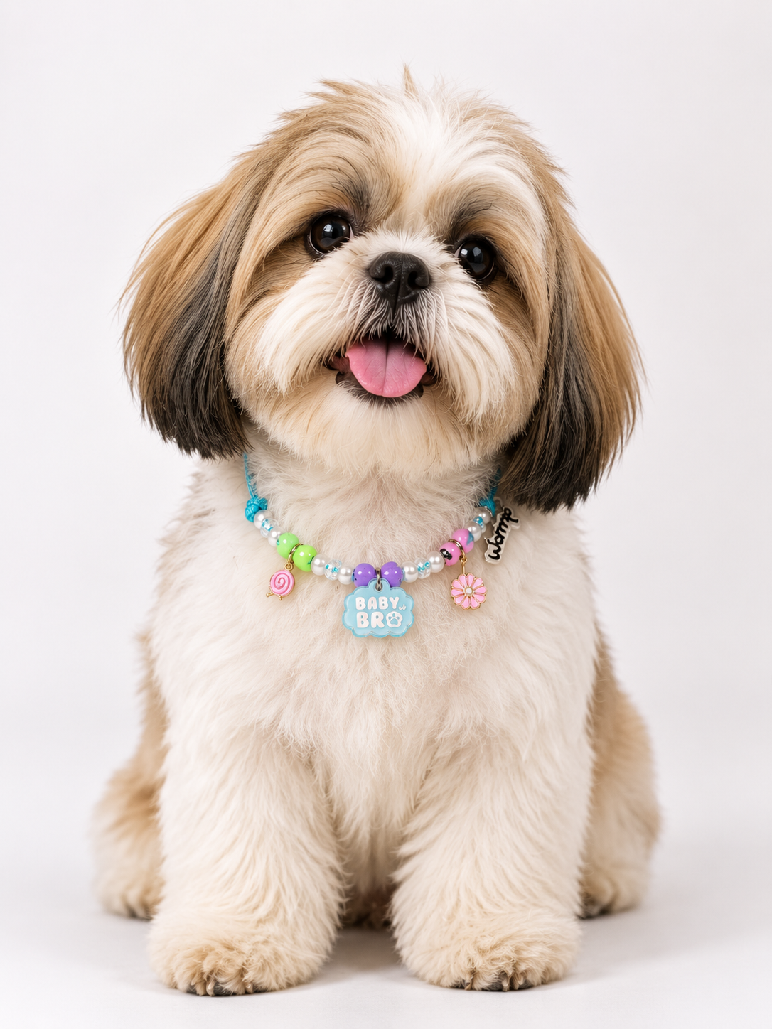 Baby Bro Pet Neck Rakhi | Premium Pet Dog Rakhi Necklace