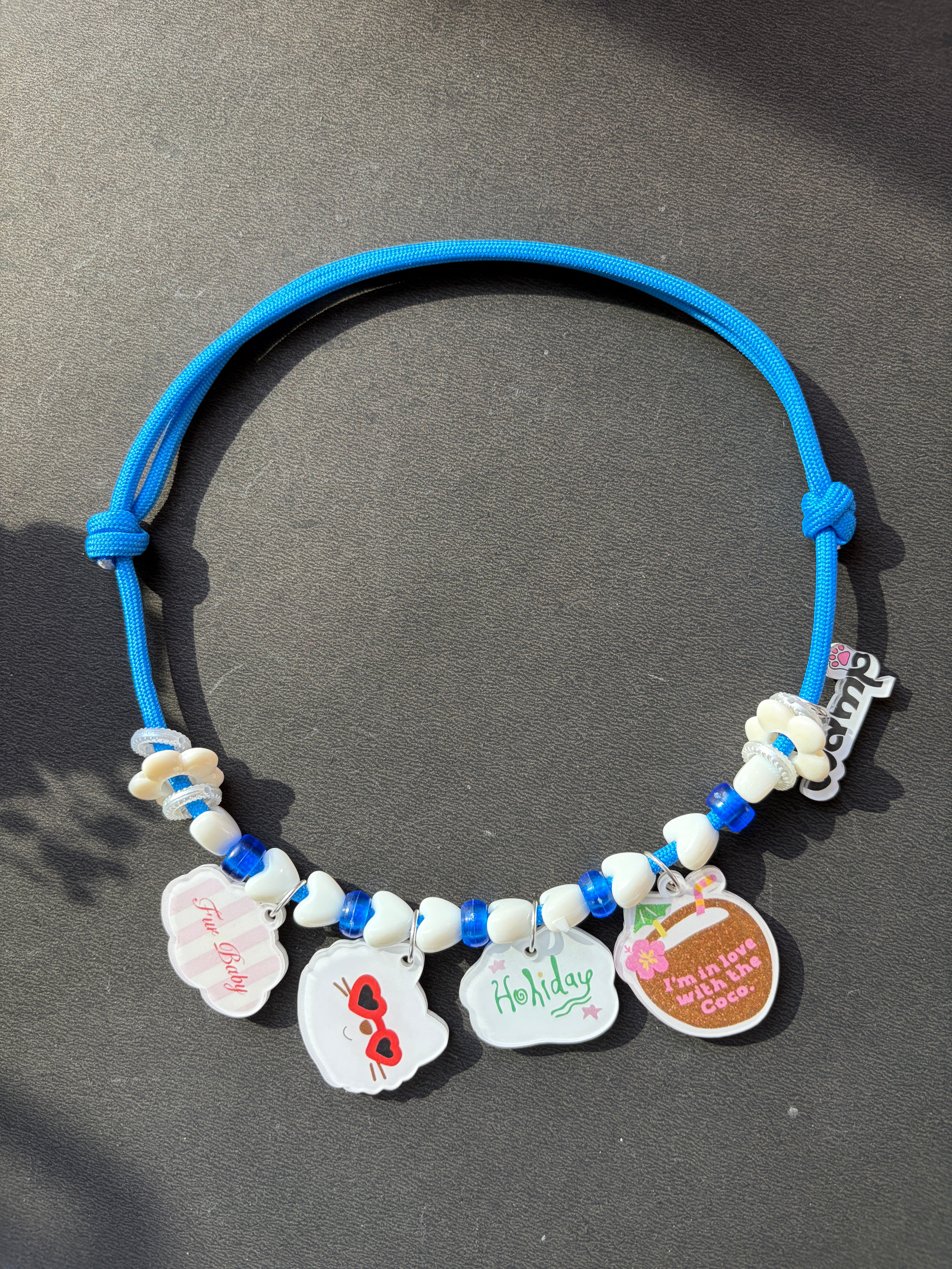 Fur Baby Vacation Charm Necklace