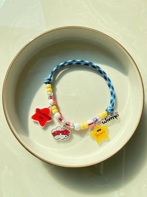 Supawstar Boy Charm Necklace