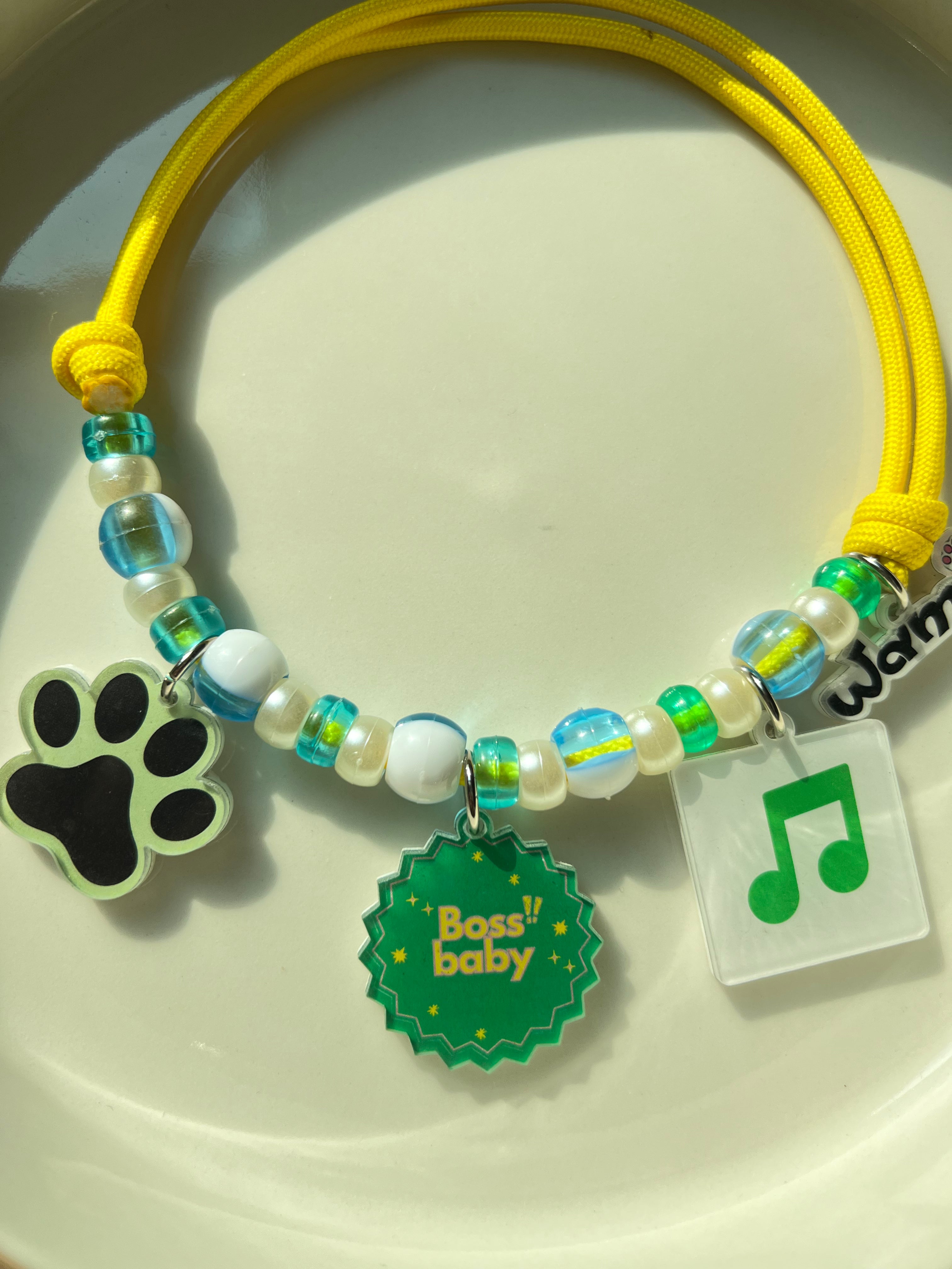 Boss Baby Paw Charm Necklace