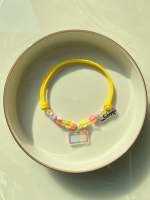 Personalised Hello ID Name Charm Necklace