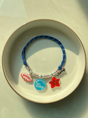 Handsome Boy Birthday Charm Necklace