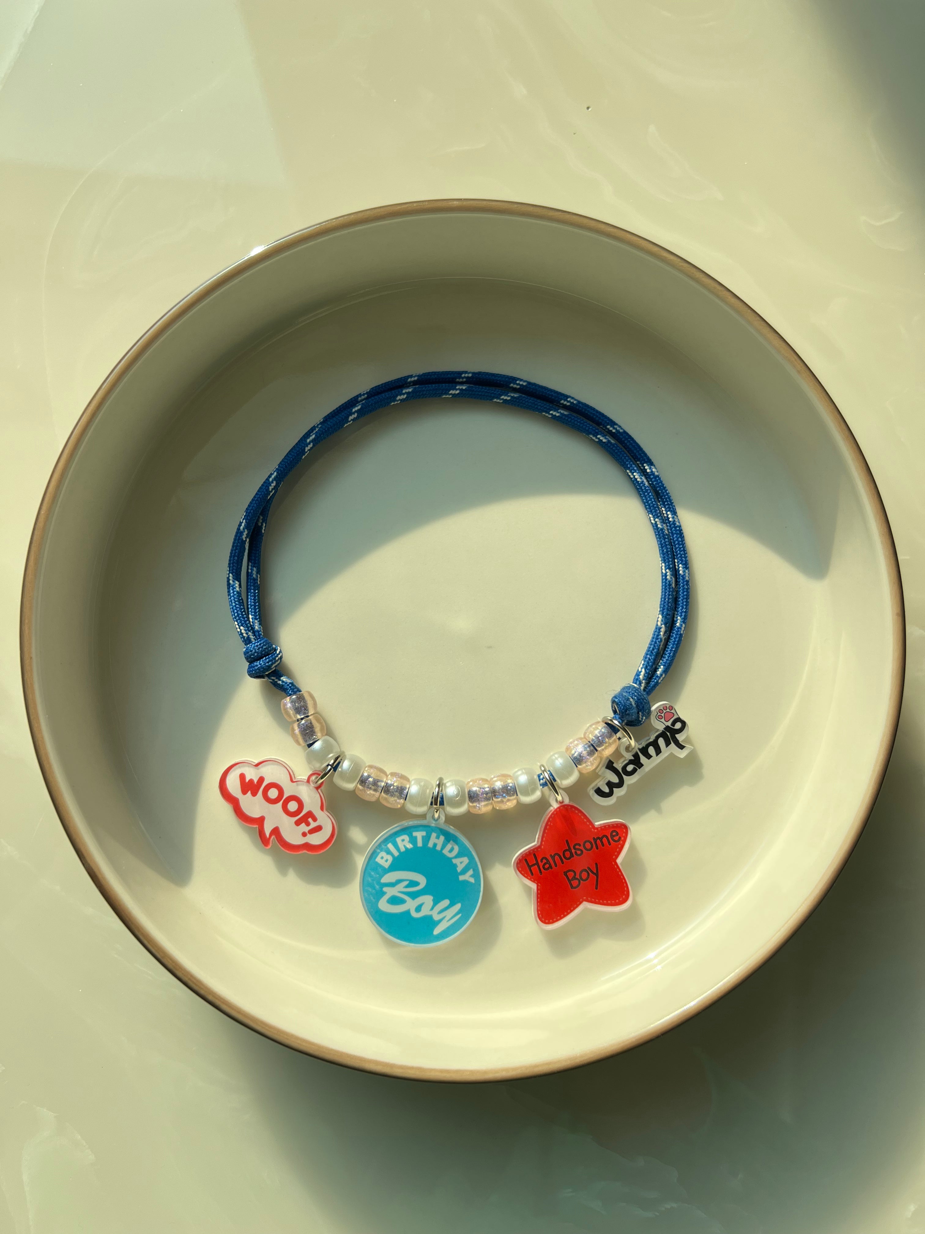 Handsome Boy Birthday Charm Necklace