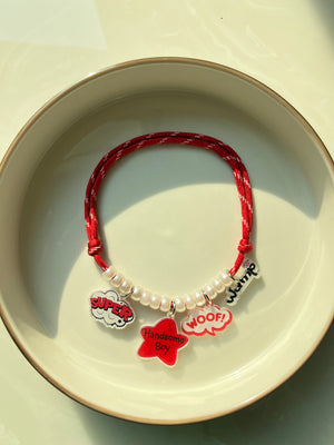 Handsome Woof Charm Necklace