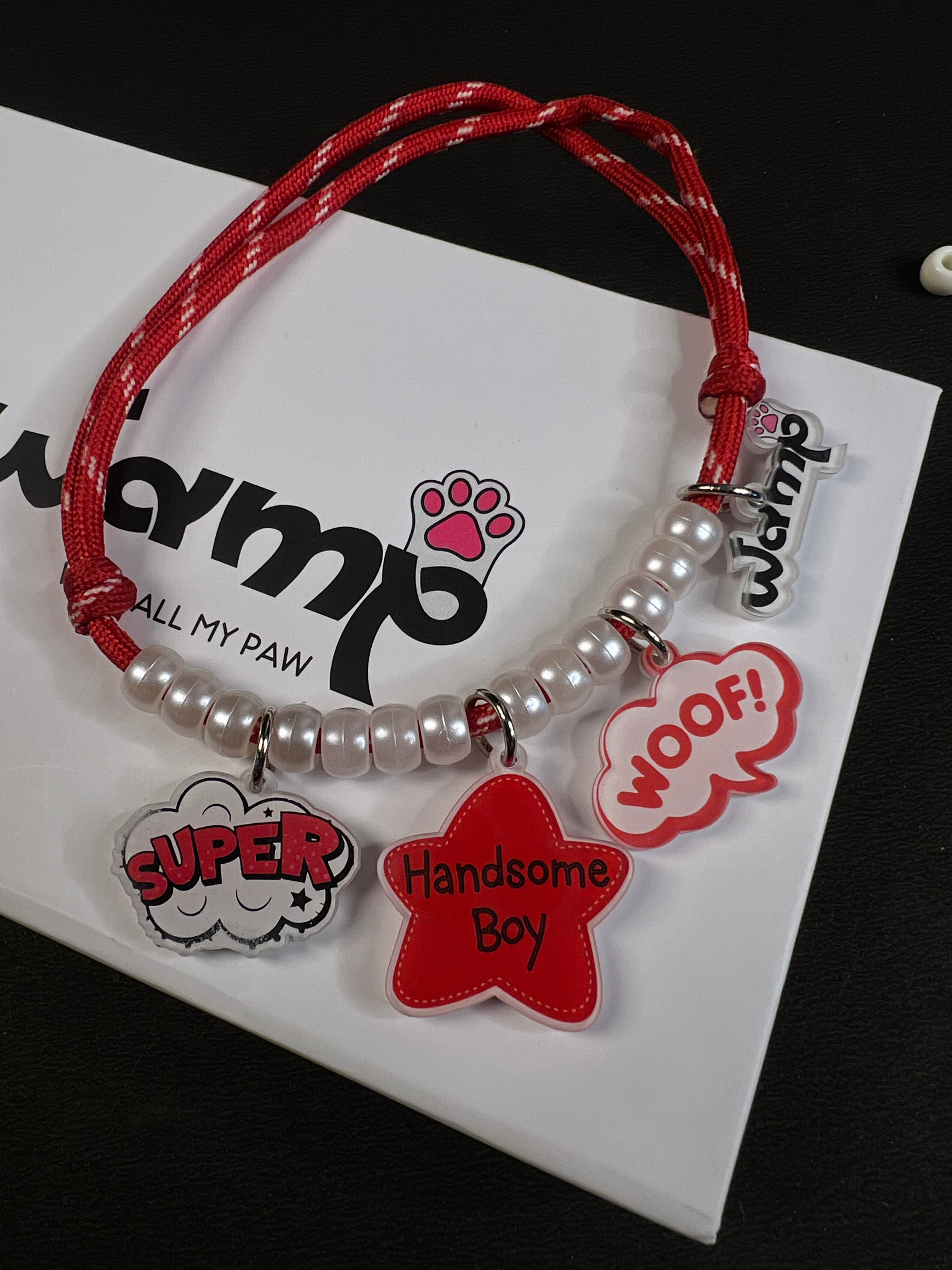 Handsome Woof Charm Necklace