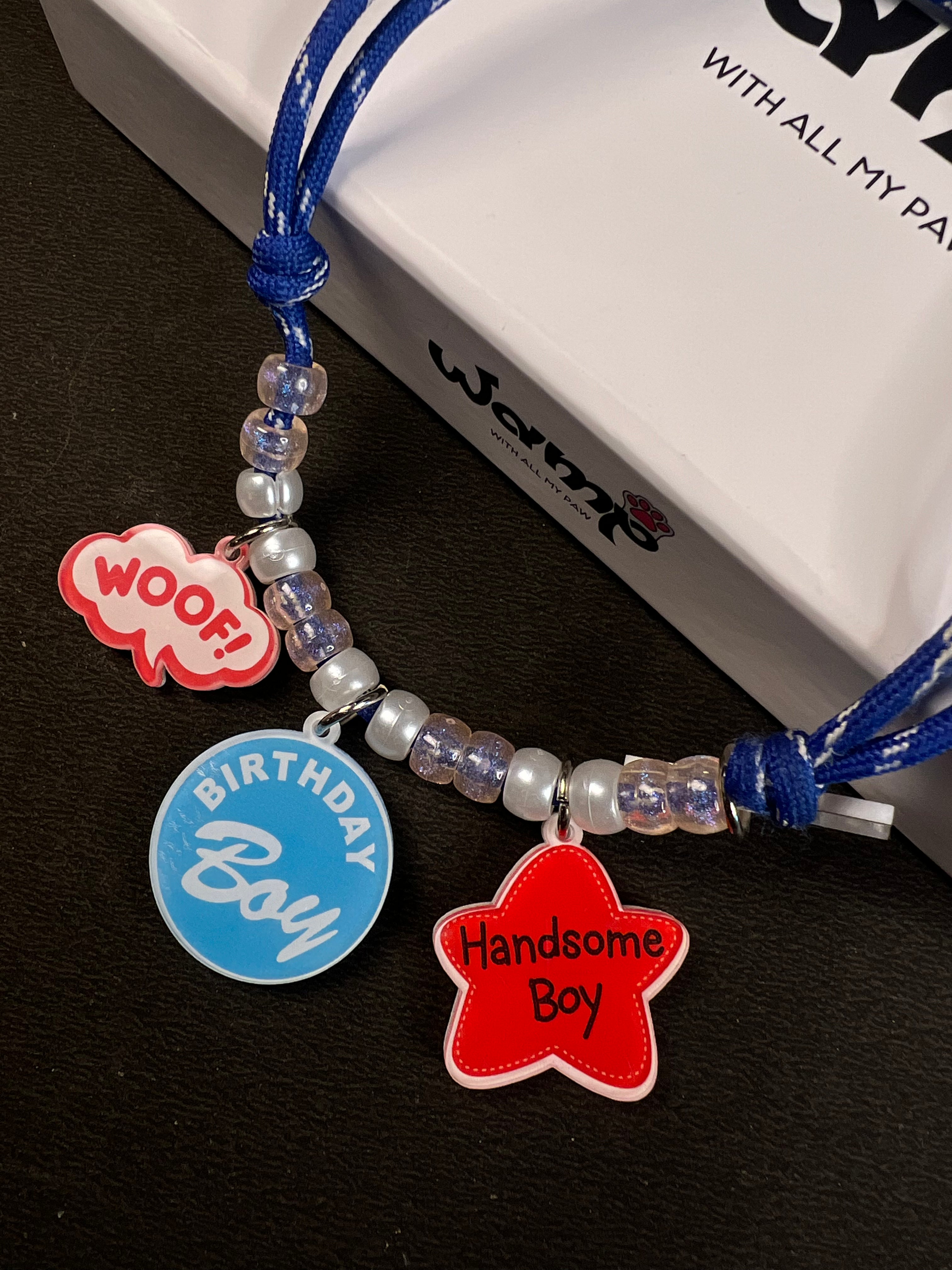 Handsome Boy Birthday Charm Necklace