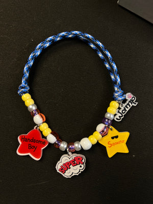 Supawstar Boy Charm Necklace