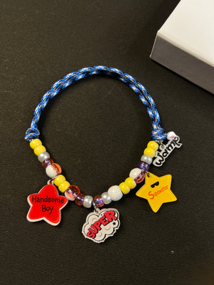 Supawstar Boy Charm Necklace