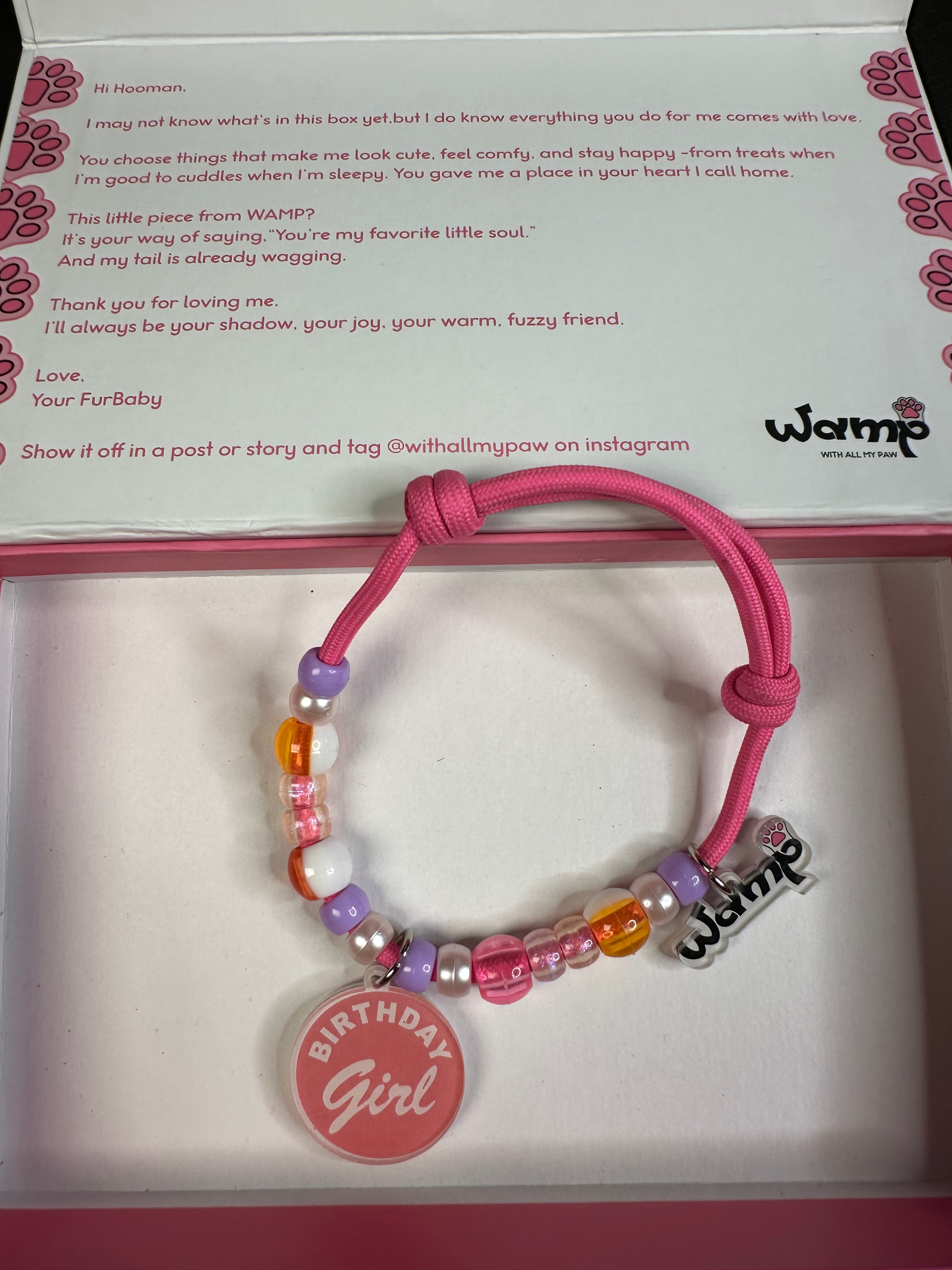Birthday Girl Charm Necklace