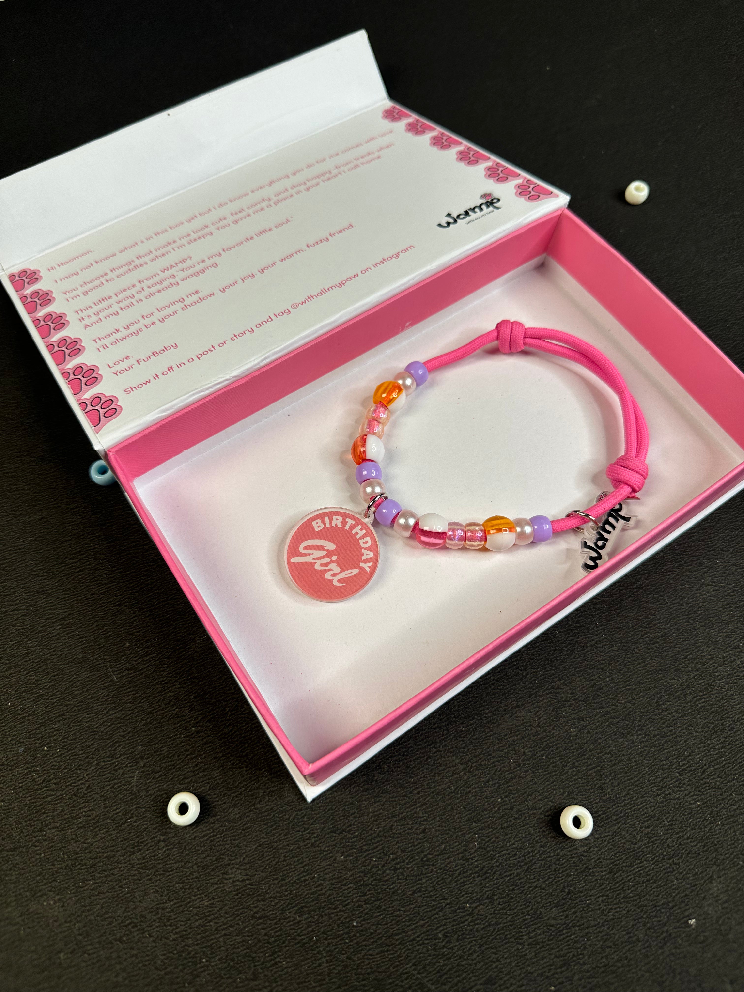 Birthday Girl Charm Necklace