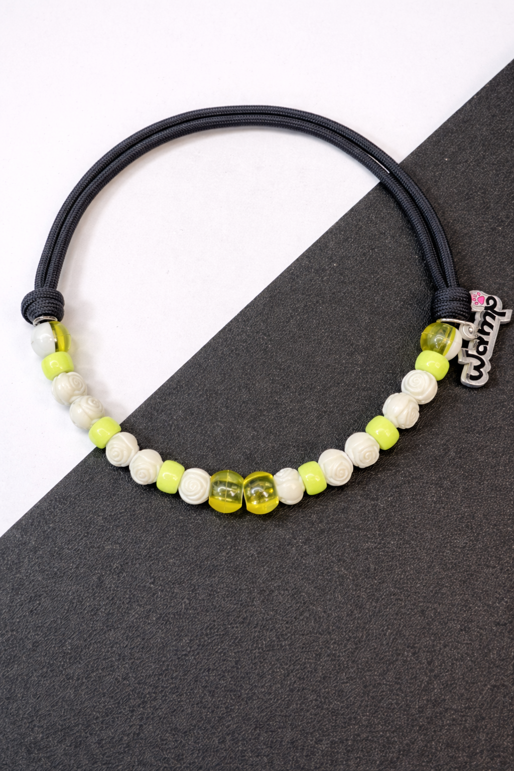 Ivory Lime Bead Rope