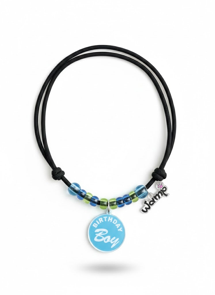 Minimal Birthday Boy Charm Necklace