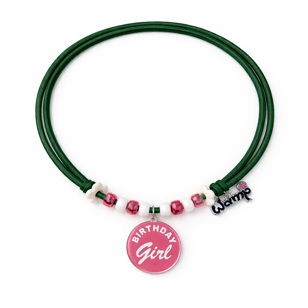Minimal Birthday Girl Charm Necklace