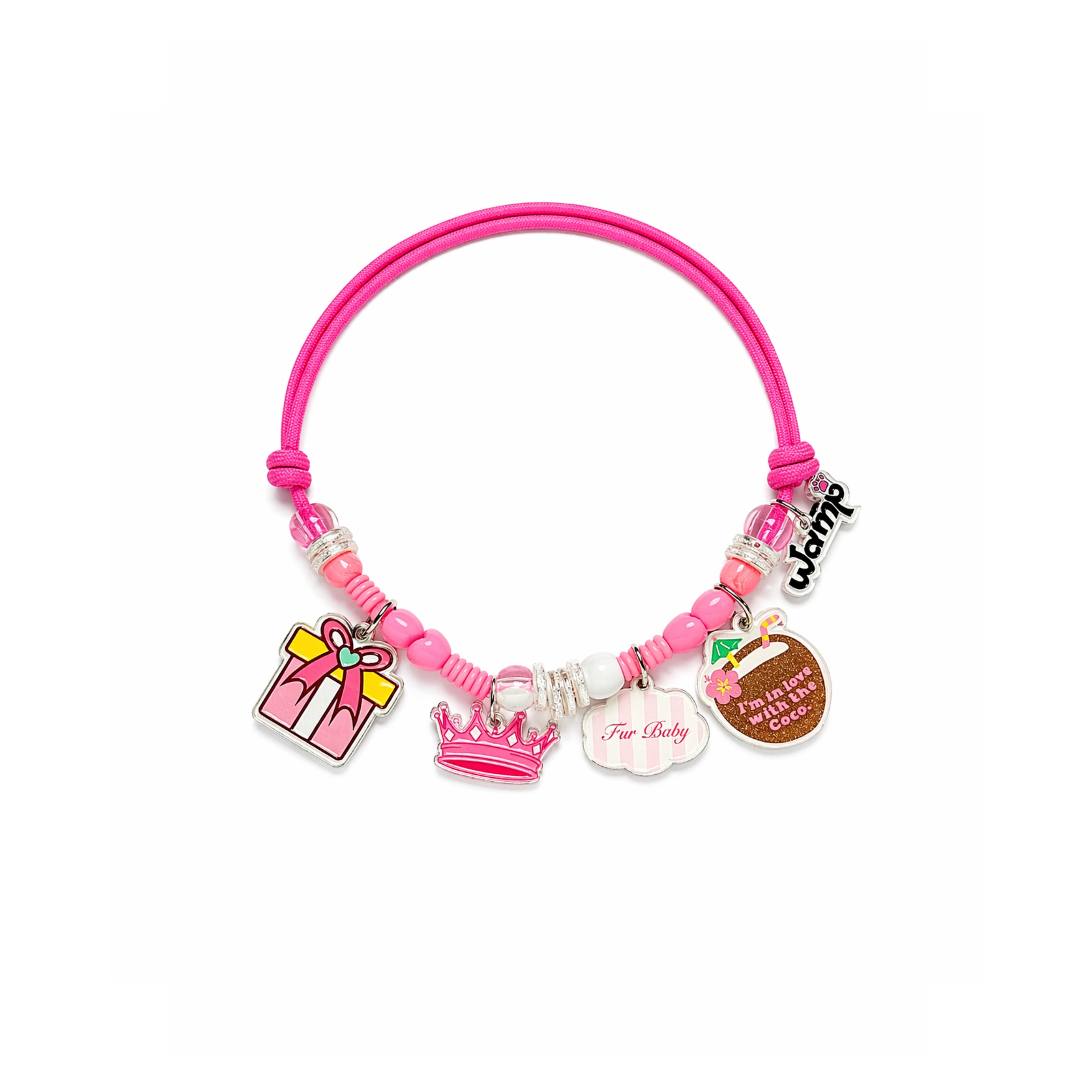 Pink Princess Charm Necklace