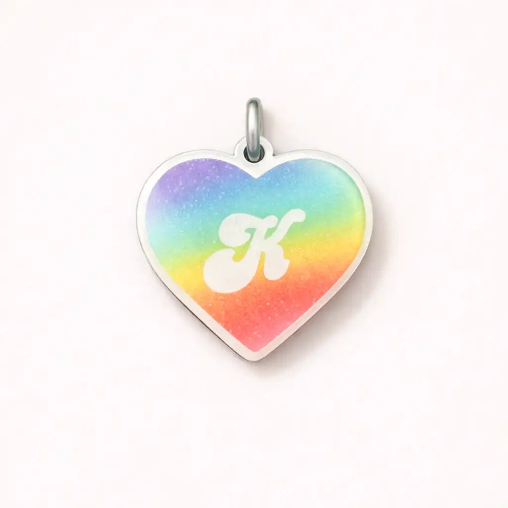 Rainbow Heart (K Charm)