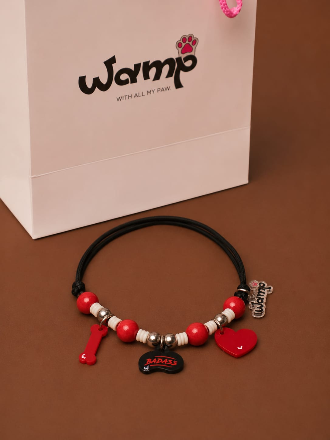 badass pet neck rakhi for dogs and cats