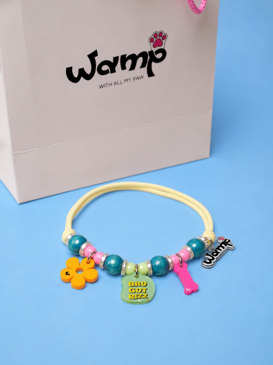 bro got rizz pet neck rakhi for dogs and cats