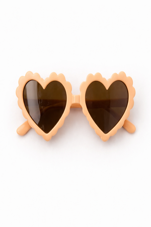 Heart-Shaped Pet Dog Sunglasses – Stylish UV Protection Shades