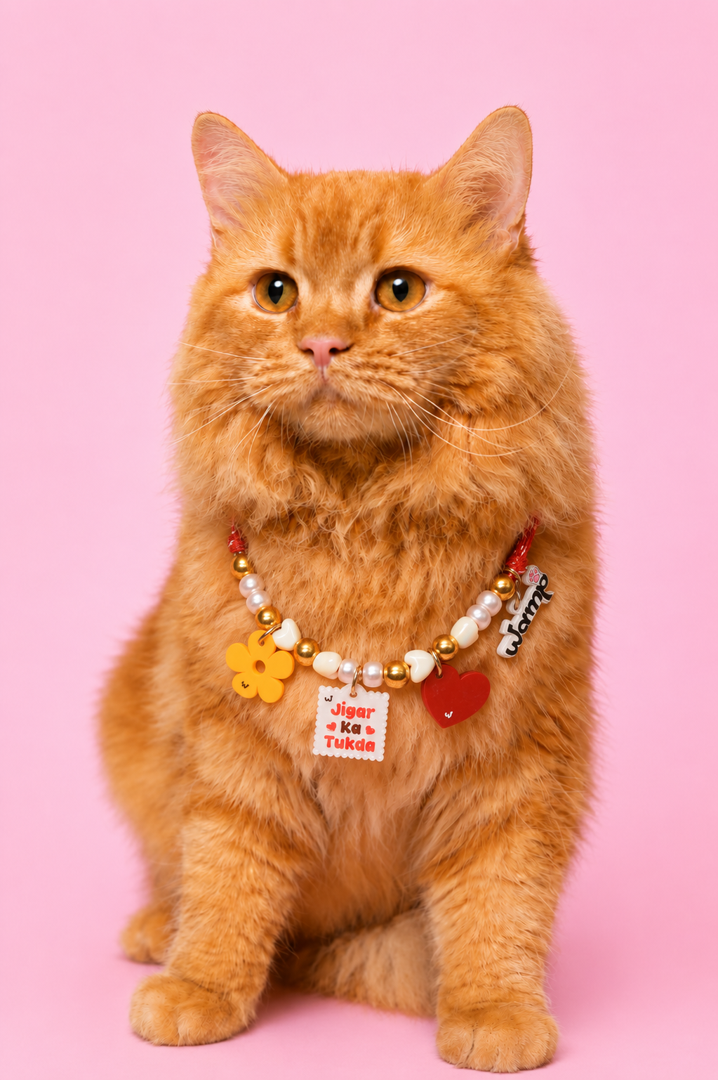 Jigar Ka Tukda Pet Neck Rakhi | Personalized Pet Dog & Cat Rakhi Necklace