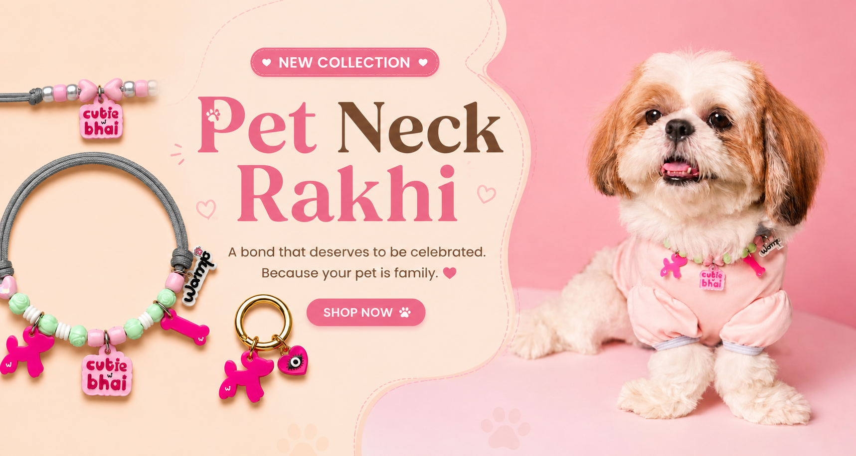 pet neck rakhi collection 